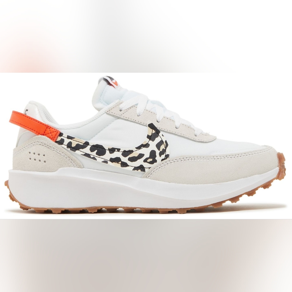 Nike Women's Waffle Debut 'White Leopard' Sz 11.5 (DZ5201-100)